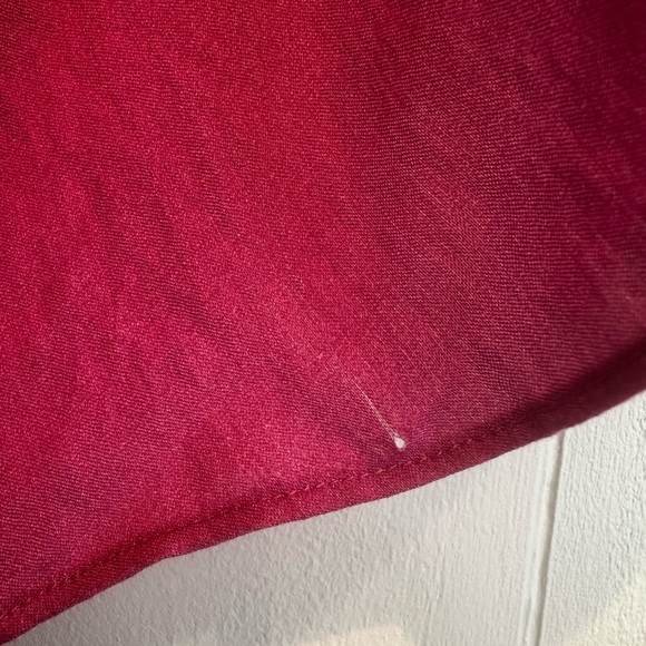 Maje 222Rachelly Ombre Dress Size Medium Tall | Handkerchief Hem Resort Vibe - Picture 8 of 8